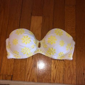 Victoria secret push up strapless bikini top, 34C